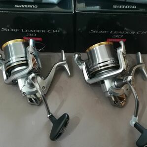 箱付２台！美品！！　スーパーエアロ　シマノ　18　サーフリーダー　ci4+ 30　極細仕様　ドラグ無　SHIMANO