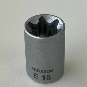 E型トルクスビットソケット3/8 E18 PROXXON