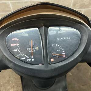 スズキ SUZUKI AN125 LC6TCJC98C 販売証明書有り 場内走行確認済み エンジン始動動画有り 売り切り 未整備 現状車 バンガレの画像5