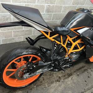 KTM RC125 VBKJYA409FC 販売証明書有り 場内走行確認済み エンジン始動動画有り 売り切り 未整備 現状車 バンガレの画像10