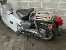 HONDA ホンダ SUPER CUB CUSTOM スーパーカブカスタム AA01 販売証明書有り 場内走行確認済み 始動動画有り 未整備 現状 売り切り バンガレ_画像10