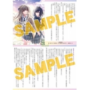 4巻特典・新品　週に一度クラスメイトを買う話　書き下ろしSS入りリーフレット　アニメイト