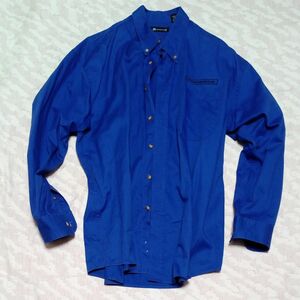 Munsing Wear 長袖シャツ　XL ブルー　古着　アメリカ　輸入　マンシングウェア シャツ 長袖　米国　