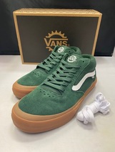 【新品】VANS BMX STYLE 114 GREEN/GUM US8.0 26.0cm ヴァンズ バンズ ビーエムエックス スタイル 114 グリーン ガム スウェード _画像1