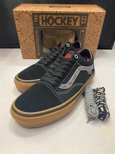 【新品】VANS SKATE OLD SKOOL HOCKEY SKATEBOARDS BLACK SNAKE US8.0 26.0cm スケート オールドスクール ホッケー ホッキ―