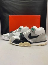 【訳あり新品】NIKE AIR TRAINER 1 DM0521-100 US9.5 27.5cm WHITE/BLACK-MIDIUM GREY ナイキ エアートレイナー CHLOROPHYLL クロロフィル_画像2