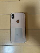 iPhone XS Gold 256GB MTE22J/A A2098 箱付き イヤホン付き Apple アイフォン アップル ゴールド ジャンク品_画像2