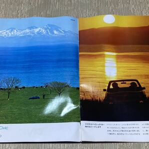 旧車 ホンダ シビック カタログ HONDA CIVIC 昭和レトロ アートポスターの画像6