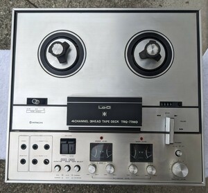 【中古ジャンク品】日立　（TRQ-7700D） （Lo-D） オープンリールデッキ　4CHANNEL　3HEAD　TAPE　DECK オーディオ機器 【通電確認済】