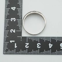 N424 マーカサイト マルカジット 925刻印 リング デザイン シルバー 指輪 ヴィンテージ 15号_画像10