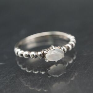 P608 cat's-eye Stone SILVER925 stamp ring design silver ring 2 month birthstone 16~17 number 