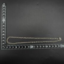 N773 ete エテ STERLING 925刻印 ネックレス カットボールチェーン 3連 デザイン シルバー_画像10