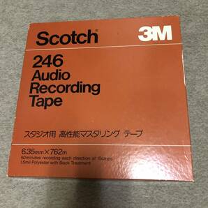録音テープ １０インチ テープ巾1／４インチ ３M スコッチ ２４６ 未使用の画像1