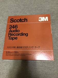  recording tape 10 -inch tape width 1|4 -inch 3M Scotch 246 unused 
