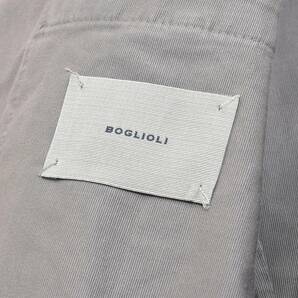 イタリア的色気◎!!!【伊】BOGLIOLI/ボリオリ「COAT」洒脱な色気漂うこなれた製品染め/伊達男のグレー/春に最適コットン ジャケット 46 Mの画像3