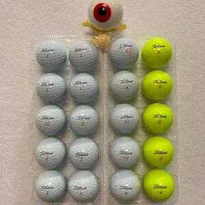 タイトリストPROV1X ロストボール20球