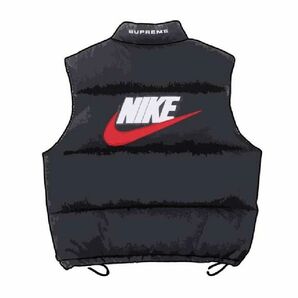 Supreme x Nike Denim Puffer Vest