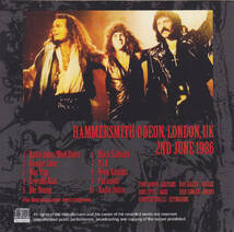 未開封新品 BLACK SABBATH / HAMMERSMITH ODEON 1986 BROADCAST Tony Iommi Ray Gillen_画像2