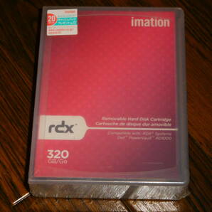 未開封新品 imation RDX 320GB データカートリッジの画像1