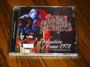 未開封新品 BLACK SABBATH / DEFINITIVE FRESNO 1978 初回ナンバリングステッカー付 ZODIAC Ozzy Osbourne Tony Iommi Geezer Butler 