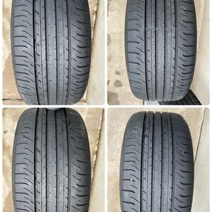 WEDS ウェッズ 鍛造 軽量 F-ZERO FZ-2 18インチ8J+45 PCD114.3 5穴 ４本 タイヤ付 ダンロップ SP SPORT MAXX 050 225/40-18 中古品の画像8