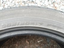 M89-12 送料無料 205/50R17 夏2本セット サマータイヤ 93V 205/50-17 205-50-17 ダンロップ ルマン LM704 セレナ アクセラ_画像4