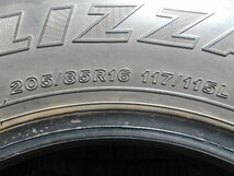 M109-2 送料無料 205/85R16 冬6本セット スタッドレス LT 117/115L 205/85-16 205-85-16 ブリヂストン ブリザック W979 チューブレス_画像8