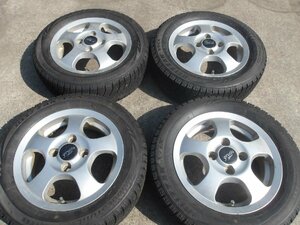 M123-ソ2 送料無料 155/65R13 冬4本セット スタッドレス 73Q 155/65-13 155-65-13 ブリヂストン ブリザック VRX 13インチアルミホイール