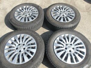 M124-ソ2 送料無料 195/65R15 冬4本セット スタッドレス 91Q 195/65-15 195-65-15 ブリヂストン VRX2 15インチ鉄ホイール トヨタ