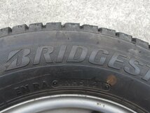 M215-ソ1 145/80R12 冬4本セット スタッドレス LT 80/78N 145/80-12 145-80-12 ブリヂストン W300 12インチ鉄ホイール_画像7