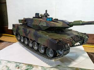 ヘンロン　レオパド　2A6 PROタイプ　戦車　1/1６　難ありですが動作確認済みです。　