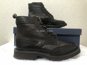 ■超美品■Tricker's トリッカーズ■M7402カントリーブーツ■UK8.5■Fitting5■ダークブラウン■阪急百貨店■国内正規品■グッドイヤー製法