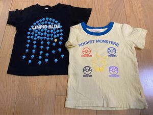 ☆中古☆９０ポケモン&クラゲ半袖Ｔシャツ2枚セット