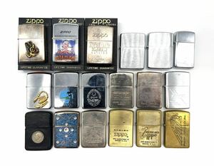 未使用品有! Zippo ジッポ ジッポー 18個 まとめて 大量 立体 ウィンディ ソリッドブラス イタリック 斜線 ヴィンテージ 現状品