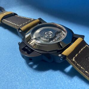 自動巻腕時計 CUSTOM MADE ONE OF EDITION スケルトンバック、日付、パワーリザーブメーター付きの画像6