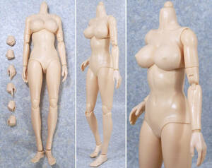 1/6 unused woman element body .. type . quality out leather white .03