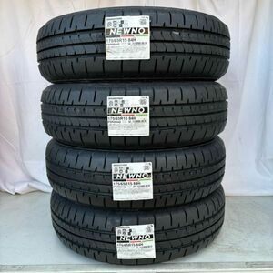 即納 2023年製 新品 ブリヂストン NEWNO 175/65R15 4本 175/65-15 会社発送OK ニューノ 最短当日発送 正規品 4本送料込33400円 個人宅OK