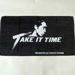 矢沢永吉☆ スペシャルビーチタオルシルエットTAKE IT TIME 復刻☆ 未使用☆の画像1