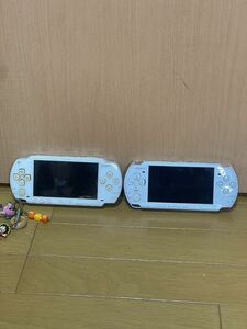 1円 SONY ソニー プレイステーション ポータブル PSP ジャンク ゲーム 本体 PSP-1000 PSP-3000 まとめ売り 2台セット