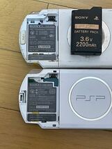 1円 SONY ソニー プレイステーション ポータブル PSP ジャンク ゲーム 本体 PSP-1000 PSP-3000 まとめ売り 2台セット_画像5