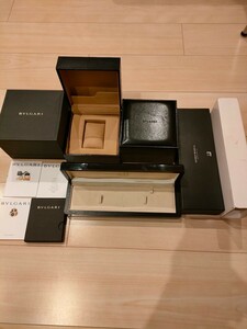 美品 ブルガリ ダンヒル 純正 箱 ボックス ケース 時計 BVLGARI dunhill オマケ付き