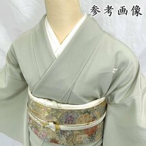 〇きものマーチ〇作家物 色留袖 五つ紋 松 梅 水仙 比翼付き〇美品 404mo17_画像9