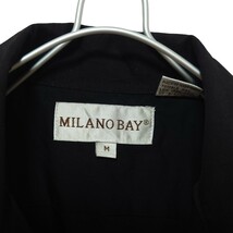 【MILANO BAY】開襟 オープンカラー 刺繍入りキューバシャツ S-522_画像10