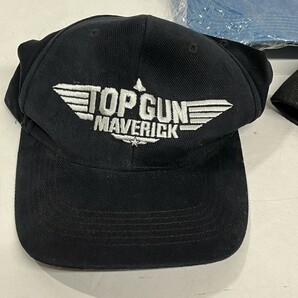 未使用 TOPGUN トップガン maverick キャップ 野球帽 3個まとめて 帽子 フリーサイズ  椎D0401-7の画像2