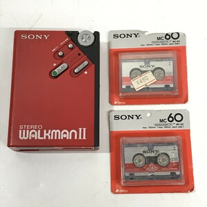 SONY Sony cassette player WM-2 Walkman STEREO CASSETTE WALKMAN cassette tape angle D0401-29