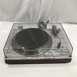 DENON デノン DP-1800 ターンテーブル レコードプレーヤー 動作確認済み 天然　大理石 角D0404-19