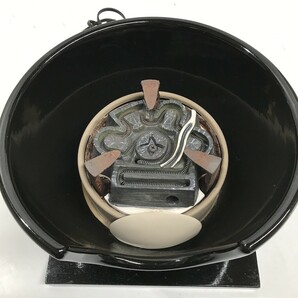風炉型電熱器 茶道具 茶道 風炉 電熱器 動作確認済み 角D0404-18の画像2