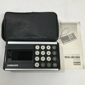 CASIO MINI 電子計算機 カシオミニ 動作確認済み 角D0404-38の画像1