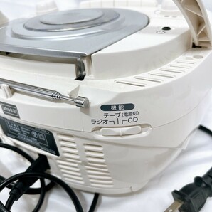 美品 オーム電機 AudioComm RCD-595N-S カセットテープ CD ラジオ ラジカセ 動作確認済み 関Y0327-36の画像8