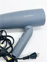 SALONIA サロニア スピーディーイオンドライヤー ヘアドライヤー 大風量 速乾 SL-013GR 動作確認済み 梶YY0431-41_画像2